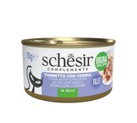 Schesir Adult Filetes de Atún con Mero en Gelatina para Gatos – 70 g