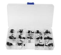 70 - Piece Voltage Regulator Transistor Set | 14 Values Positive & Negative | TO - 220 Transistor Kit for DIY Projects | Over - Current Guard, Plastic Box