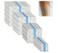 70 Piezas Aposito Impermeable, 15x15cm/12x12cm/10x10cm/5x5cm Hojas Impermeable Vendaje Tatuajes, Película De Vendaje Transparente Impermeable, para Tatuajes, Deportes, Ducha, Natación, Anti-Alérgica