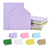 70 piezas sobres con papel de carta, Colores Juego de Sobres Cada tamaño10.5 x 15.5 cm, Sobre pequeños para cartas tarjetas de felicitación y invitaciones