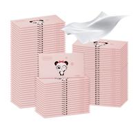 70 Piezas Toallitas Húmedas Envueltas Individualmente, Suave Y Respetuoso Con La Piel Toalhitas, Papel Higiénico Húmedo Para El Hogar, La Oficina, Uso Al Aire Libre En Nalgas, Cara, Manos