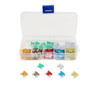 70 Uds 5A 7. 10A 15A 20A 25A 30A Auto coche camión bajo Mini hoja tipo fusible Kit