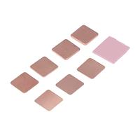 70 Uds. de Láminas de Disipador de Calor de Cobre, Cuña Térmica de Refrigeración, Almohadilla de Cobre, Disipador de Calor, Almohadilla Térmica con 10 Uds., Almohadillas de Silicona para Chipset de Po