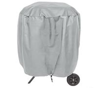 70 x 70 cm, funda para barbacoa 190T, apta para parrilla Weber, bolsa protectora de barbacoa, contra la lluvia, el sol y la nieve, cubierta antipolvo para jardín al aire libre, color plateado