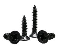 700/2010 Uds M1 .2 .4 .7 M2 M3 M4 Negro Mini Micro Cruz Plana Cabeza Avellanada Autorroscante Juego De Tornillos Madera(Set A 1000pcs)