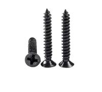 700/2010x M1 .2 .4 .7 M2 M3 M4 Negro Mini Cabeza Avellanada Plana Autorroscante Juego De Tornillos For Madera Kit Surtido(Set A 1000pcs)