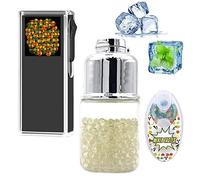 700 Cápsulas De Mentol Para Cigarrillos,Adecuado para cigarrillos regulares,Bolitas Aromáticas Para Tabaco Mentolado (700 Cápsulas Y 1 Máquina,500 Cápsulas De Hielo Negro Y 200 Cápsulas Mixtas)
