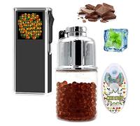 700 Cápsulas De Mentol Para Cigarrillos,Adecuado para cigarrillos regulares,Bolitas Aromáticas Para Tabaco Mentolado (700 Cápsulas Y 1 Máquina,500 Cápsulas De Chocolate Y 200 Cápsulas Mixtas)