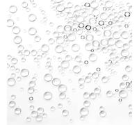 700 piezas de gotas de rocío transparente de simulación de gotas de agua, media ronda de resina de cuentas de adornos, gotas de rocío simulado para Scrapbooking Manualidades DIY