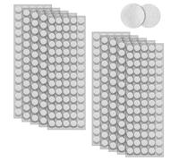 700 Piezas Puntos Adhesivos Redondos 20 mm, Puntos Adhesivo Doble Cara Redondo, Cinta de Puntos Autoadhesiva de Gancho y Bucle para Bricolaje, Manualidades, Pegar Fotos, Sobres