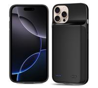 [7000mAh] Funda de batería para iPhone 16 Pro Max, actualización de alta capacidad, paquete de batería extendida recargable, cubierta protectora de carga inteligente portátil para iPhone 16 Pro Max (1