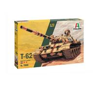 MODELO MILITAR ESTÁTICO ITALERI TANQUE T-62 1945 MODELISMO ESCALA 1/72