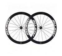 700C Bicicleta De Carretera Juego De Ruedas QR Rueda Delantera Y Trasera Buje HG 9 * 100/10 * 130mm Aleación De Aluminio Llanta Freno C/V Compatible con 8/9/10/11 Velocidades(Black)