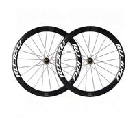 700C Bicicleta De Carretera Juego De Ruedas QR Rueda Delantera Y Trasera Buje HG 9 * 100/10 * 130mm Aleación De Aluminio Llanta Freno C/V Compatible con 8/9/10/11 Velocidades(Gold)
