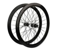 700C Juego De Ruedas De Bici De Carretera Trinquete 36/54T, Freno De Disco Llanta De Aluminio De Doble Pared De 50mm, QR 100/135mm, Casete De 7-12 Velocidades, F/V 23-35C Cubierta(54T Ratchet)