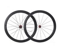 700C Juego De Ruedas Liberación Rápida Rueda para Bicicleta De Carretera Bujes De 100/130mm Aleación De Aluminio Llanta Altura 30/40/50mm Freno C/V para 7-12 Velocidades(Rot,30mm)