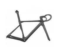 700C Marco De Pista De Carbono 48/51/54/56cm Cuadro De Bicicleta De Carretera De Carbono Juego De Cuadro Bici Del Freno Coaster QR Cuadro De Freno De Disco Eje Pasante((handlebar40x10cm),48cm)