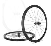 700C Rueda De Bicicleta Center Lock Eje Pasante Llanta De Freno De Disco 100mm/142mm Delantera Y Trasera Bujes Juego De Ruedas De Bicicleta De Carretera for 7-12/11-12 Velocidades(HG,30mm)