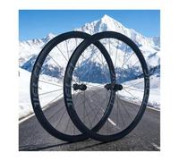 700C Rueda Delantera Y Trasera De Bicicleta Center Lock Eje Pasante 100/142mm Trinquete 36T Juego De Ruedas De Bicicleta De Carretera Llanta De Freno De Disco