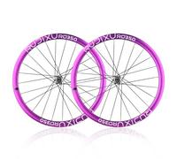 700C Rueda Delantera Y Trasera De Bicicleta Center Lock Eje Pasante 100mm/142mm HG/XDR Bujes Rodamiento Sellado Juego De Ruedas De Bicicleta De Carretera Llanta De Freno De Disco(Silver,HG)