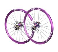 700C Rueda Delantera Y Trasera De Bicicleta Center Lock Eje Pasante Bujes 12 * 100mm/12 * 142mm Llanta De Freno De Disco Rodamiento SelladoJuego De Ruedas De Bicicleta De Carretera(Multi-Colored)