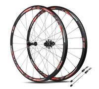 700c Ruedas De Bicicleta De Carretera 30 Mm Llantas De Aleación De Aluminio Freno C/V Rueda Delantera Y Trasera De Liberación Rápida para Cassette 7-12s