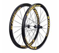 700C Ruedas Traseras Y Delanteras De Bicicleta De Carretera 9 * 100/130mm QR Ruedas De Cubierta Freno C/V Llanta De Bici De Aluminio 40mm, Casete De 7-12 Velocidades, Válvulas Presta