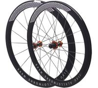 700C V/C Rim Brake Juego De Ruedas De Bicicleta De Carretera De 30 Mm 40 Mm Llantas De Bicicleta De 50 Mm Rueda Delantera Rueda Trasera Rodamiento De Liberación Rápida Casetes 7-12 Marchas,Oro,40MM
