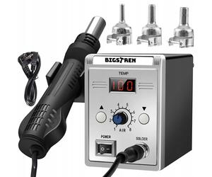 700W Resolver la estación LCD soldado LCD hasta 500 ° C + Boquillas