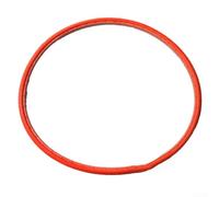 700x23C Engranaje fijo sólido Airless Road Bike Neumático Material de goma Diseño no deformable para conducción y agarre consistentes (rojo)