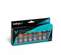 VALLEJO-3070108 70108 VALLEJO Model Color Set 8 Col, Surtido, 17 ml (Paquete de 8) (3070108)