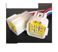 7022y-2.3 Tapón impermeable de la bicicleta eléctrica 2/3/4/6 / - 16 PIN Conector sellado de la longitud del alambre del arnés del automóvil 15 cm (Color : 9p strip line, Size : 5sets)