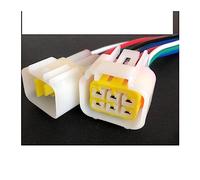 7022y-2.3 Tapón impermeable de la bicicleta eléctrica 2/3/4/6 / - 16 PIN Conector sellado de la longitud del alambre del arnés del automóvil 15 cm (Color : 6p strip line, Size : 5sets)