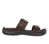 MBT FUJI II Sandalias para Hombre en Piel. Calzado Ligero y Cómodo de Primavera Verano. Calzado Fisiológico de Confort y Estabilidad. Sandalias de Recuperación para Vestir Estilo Moderno. Color Marrón