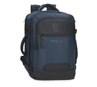 Pepe Jeans Bromley Maleta de Cabina Portátil 15,6 Pulgadas Azul 30x44x18 cms Poliéster 23,76L by Joumma Bags