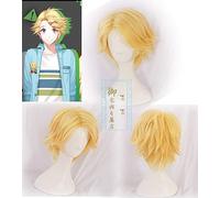707 Cosplay Mystic Messenger Cosplay pelucas Jumin desconocido Jaehee Yoosung Zew corto rojo rubio verde resistente al calor pelo sintético Yoosung