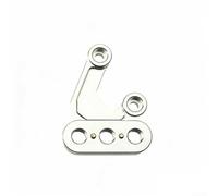 7075 Soportes de montaje de estribera de aluminio para Surron para Light Bee X S X160 X260, conectores de pedal para bicicletas todoterreno (plateado-derecha)