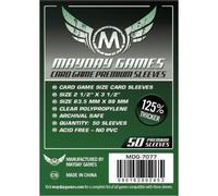 [7077] Premium Card Game Sleeves (50 Pack) 63.5 X 88 MM (Dark Green)