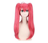 70cm Anime DATE A LIVE Itsuka Kotori Red Wig Cosplay Costume Women Long Heat Resistant Synthetic Hair Wigs With Double Ponytails