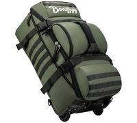 70L Mochila con Ruedas Bolsa de Viaje Grande Mochila Gimnasio Plegable Bolsa Deporte Mujer Hombre Impermeable Mochila Gym Herramientas Travel Bag Duffel Cabina (Verde)