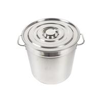 70L - Olla Grande De Acero Inoxidable Con Tapa Grande Con Tapa Compatible Con Cocina De Gas Apta Para Lavavajillas Para Acampar