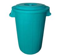 70L Tonel Universal con Tapa Cubo de Basura Bidón para Agua Lluvia Barril