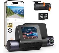 70mai Cámara de salpicadero 2.5K A410, cámara de salpicadero delantera y trasera