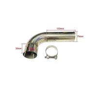 (70mm-73mm)The car accessories The exhaust pipe Stainless steel 90 degree turn pipe The muffler is connected