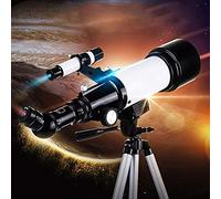 70MM Beginners Telescope, Astronomical Monocular Travel Telescope,16X & 40X Professional Reflector,with Adjustable Tripod & Finder Scope & 2 eyepieces,for Kids and Adults Good YangRy