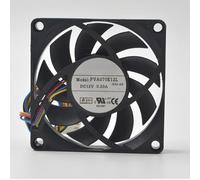 70mm PC chassis fan,PVA070E12L 12V 0.20A 7015 4-Wire 4Pin PWM Hydraulic CPU Cooling Fan