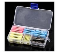 70Pcs Heat Shrink Butt Termianl Insulated Wire Cable Splices Connectors Seal Crimping Connector For Marine Automotive