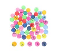 70pcs Multicolored Plastic Balls for Raffle Games, Party Events, and Group Activities - Durable Draw Balls for Fairs and Fun Prize Draws