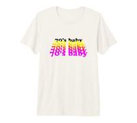 70'S bebé Divertido Regalo de cumpleaños Nacido 1970-1979 Disco Babe Camiseta Premium