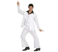 70s Disco King|John Travolta Suit [Rubies Mens Sizes : XL 46-50" Chest, Waist up to 46", Inside Leg 33"] (disfraz)